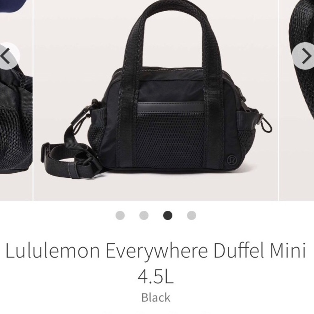 Lululemon Everywhere Duffel Mini 4.5L Black
